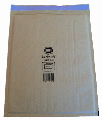 Jiffy Size JL5 (H) Envelopes - 260x345mm